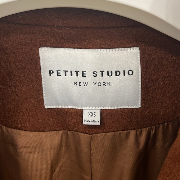 Petite Studio Carmen Wool Coat Cinnamon - Picture 7 of 7